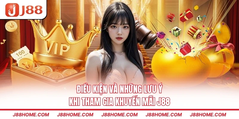 Điều kiện và những lưu ý khi tham gia khuyến mãi J88